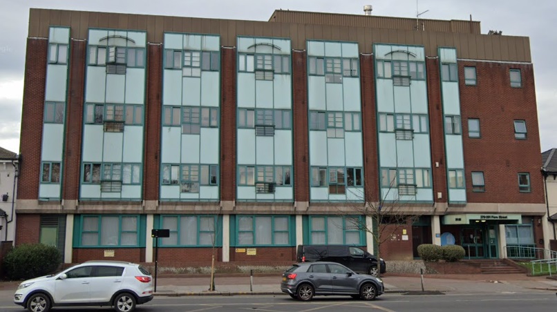 Exterior of Enfield Foyer, the venue for the Enfield VIP Social Club.
